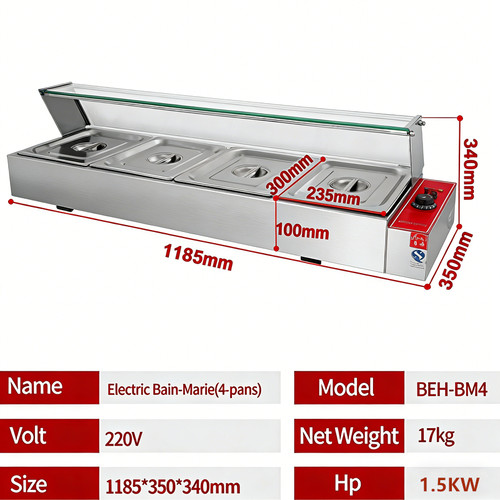 Bain marie electric food - marie,