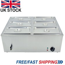 6 Pots Bain Marie Electric Wet
